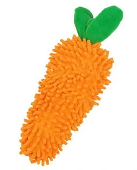Střapatá mrkev pískací+šustící 28cm