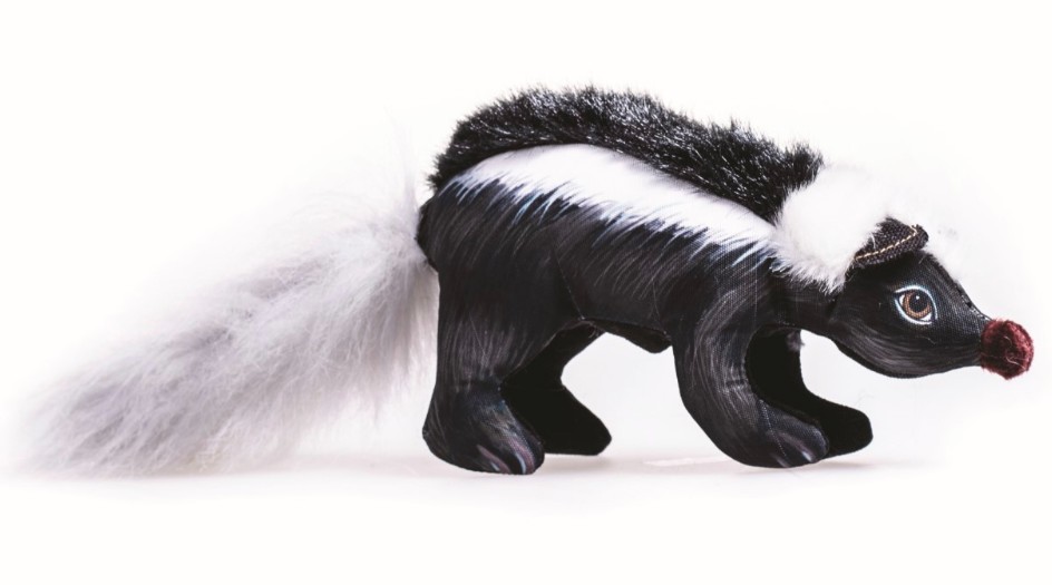 Skunk textil+plyš 24cm