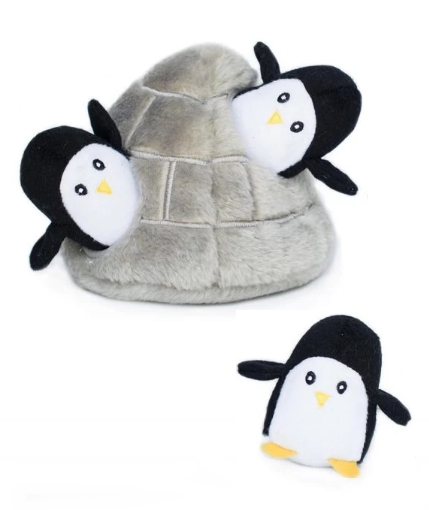 Zippypaws Burrow tučňáci v iglú 18cm