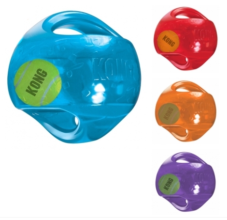 Kong Jumbler míč s tenisákem L/XL 18cm