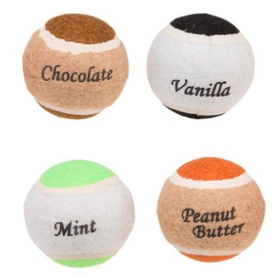 Tenisové míčky 4 vůně (4ks)