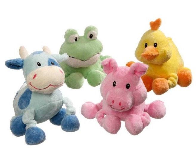 Plyšová zvířátka nepískací 16cm