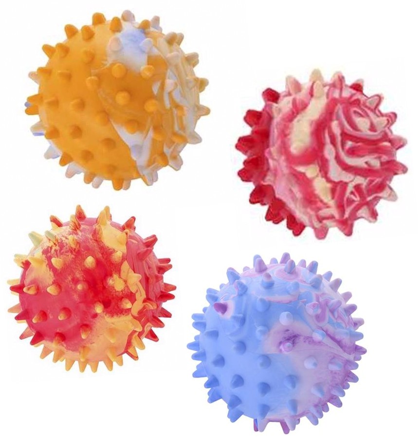 Míček s ostny plovací vanilkový 7,5cm