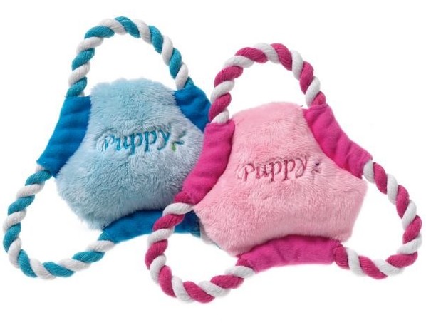 Plyšové frisbee pro štěňata 17cm