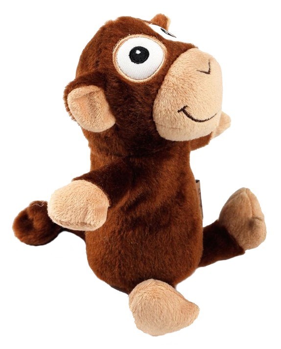 Plyšová opice AFP Ultrasonic s ultrazvukovým pískátkem 23cm