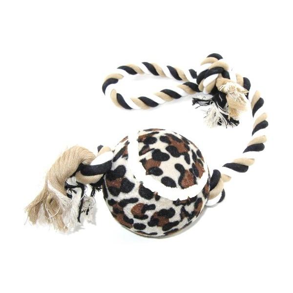 Přetahovadlo s tenisákem gepard velké 60cm