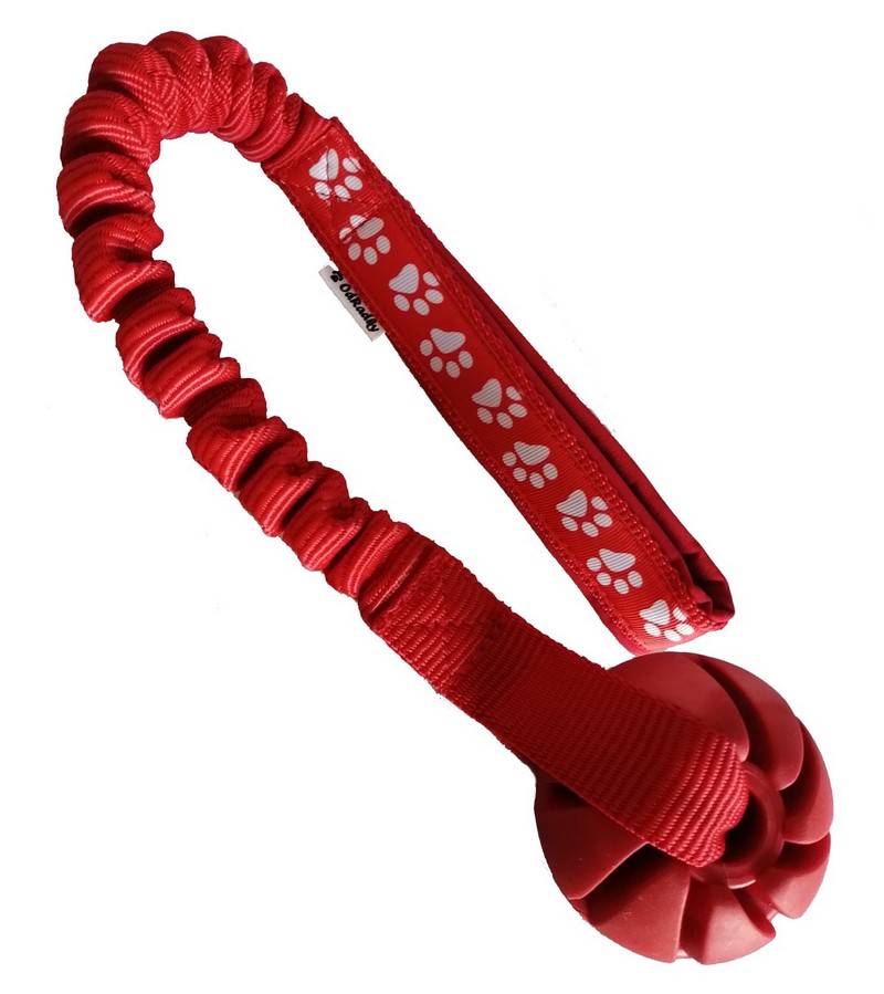 Bungee míček se spirálou 4cm/40cm