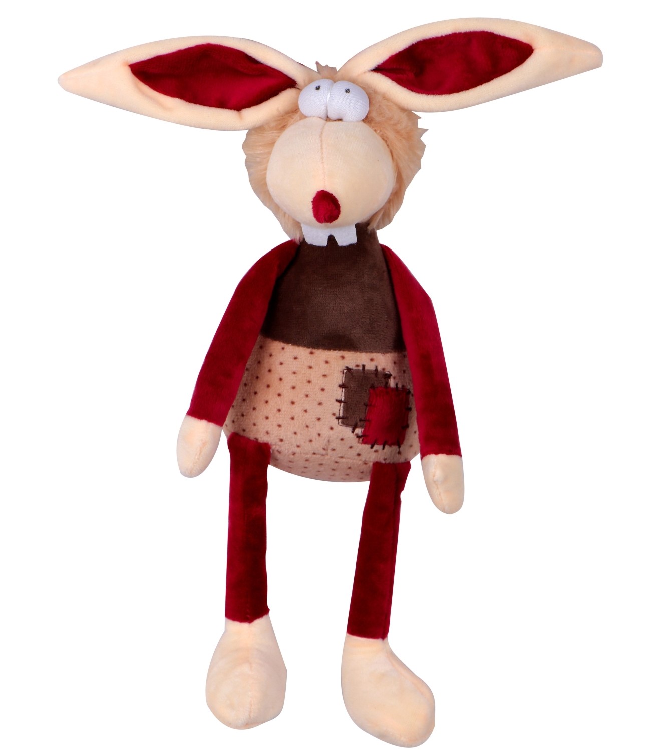Plyšový králík patchwork 30cm