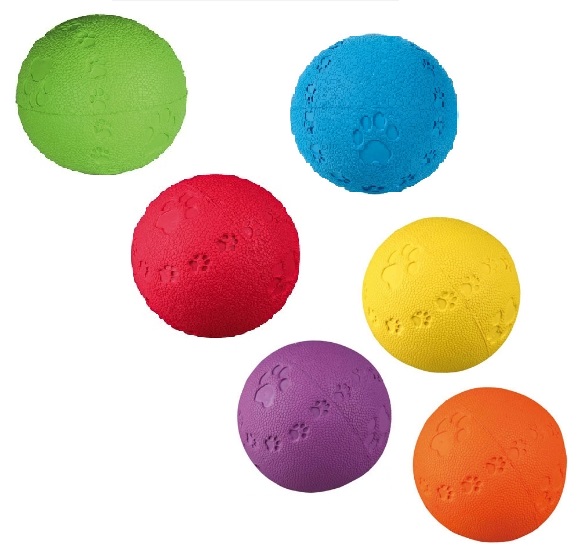 Míč s packami a zvukem 9cm