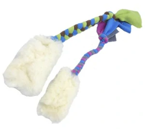 Přetahovadlo ovčí kožešina + fleece S (35cm)