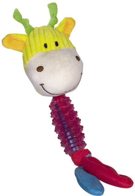 Plyšová žirafa s termoplastickou gumou 25cm