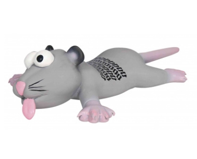 Latexový přejetý potkan/myška 22cm