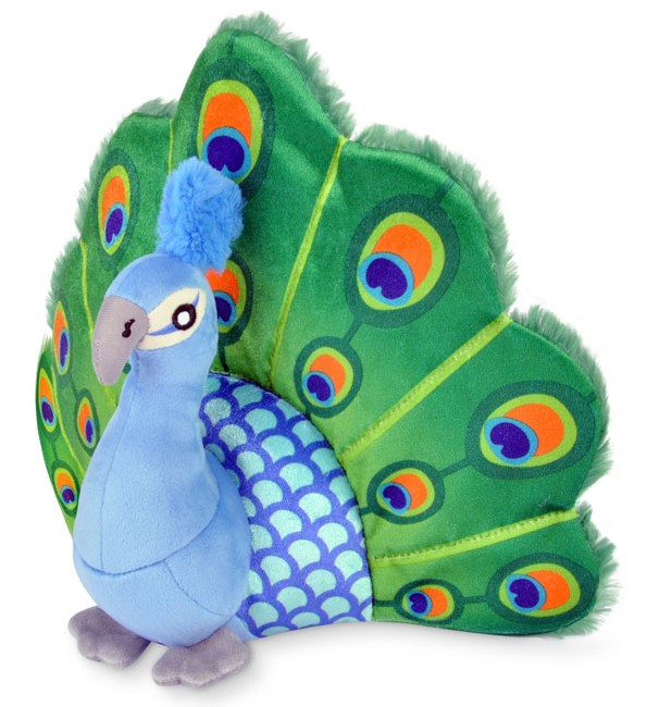 Páv plyšový 25cm