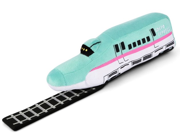 Vlak plyš+nylon kolej 33cm x 7,6cm 