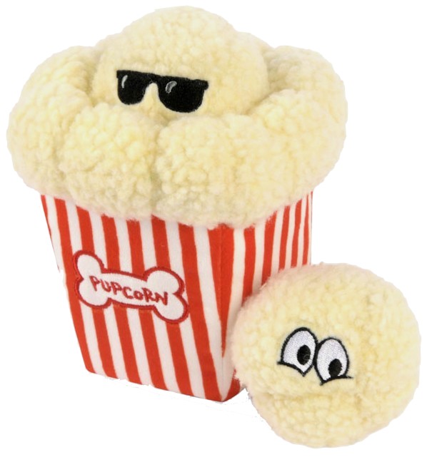 Plyšový kyblík popcornu 13,3cm