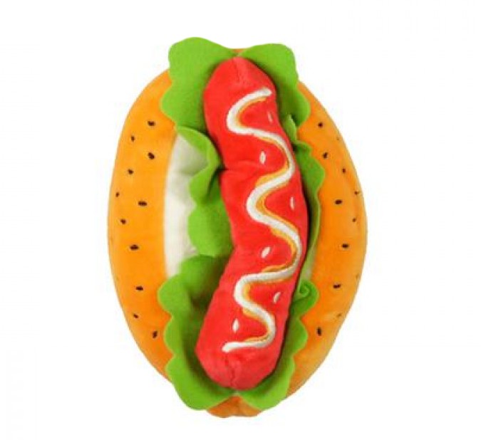 Plyšový hotdog 19cm