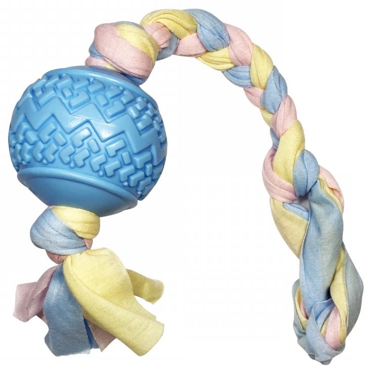 Míček na bavlněném copu 8cm/35cm