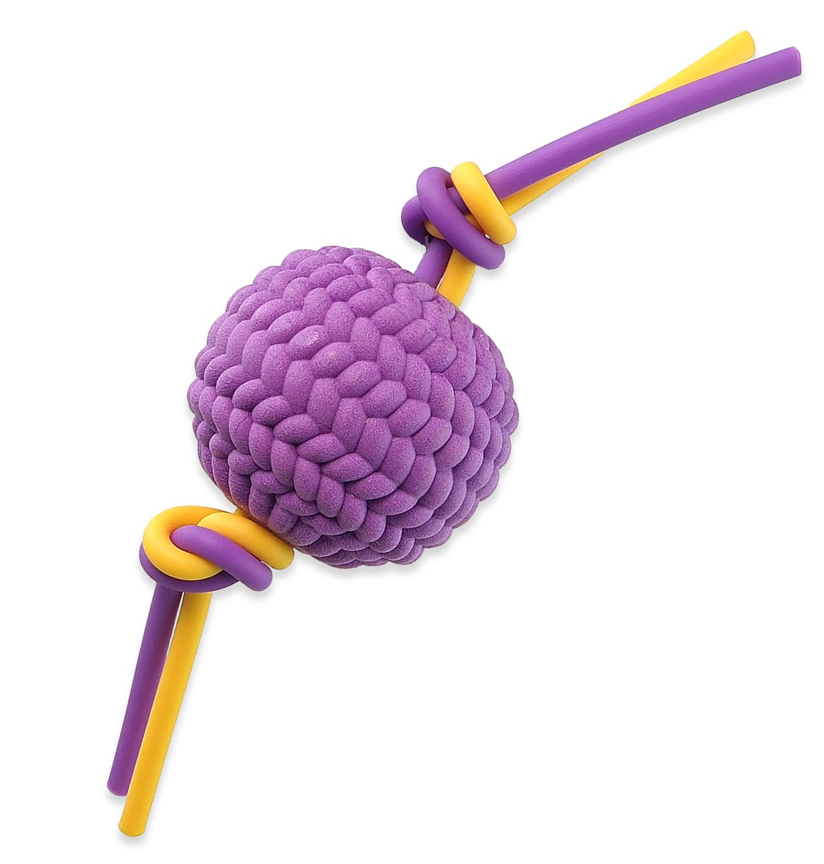Míček termoplastická pěna na gumovém laně 22cm/6,5cm