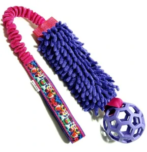 Bungee mop+děrovaný JW míček 55cm/8cm 