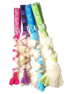 Přetahovadlo ovčí kožešina+fleece 45cm