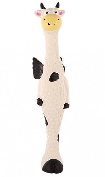 Latexová kráva dlouhán s křídly 25cm