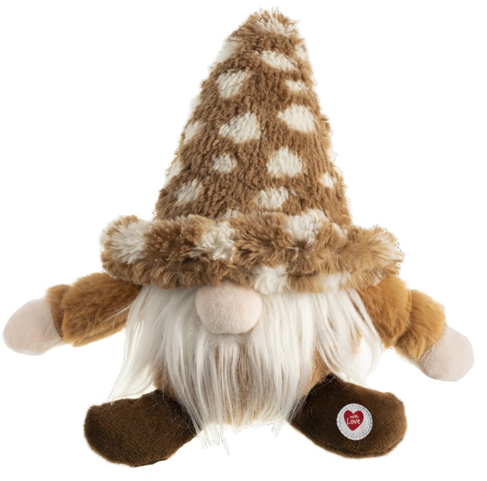 Trpaslík plyšový šustící 30,5cm