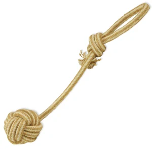 Přetahovadlo juta míč házecí 38cm