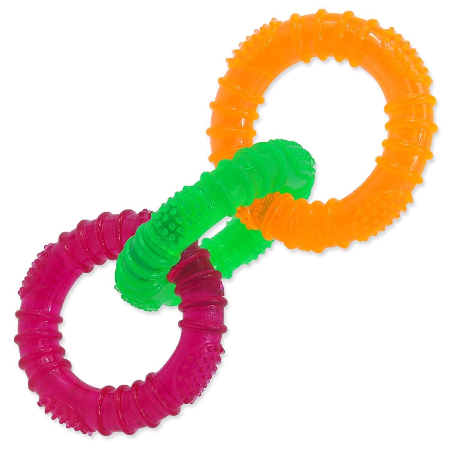 Řetěz z gumových kroužků 16cm