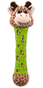 Be Fun puppy žirafa plyš+termoplastická guma 39cm