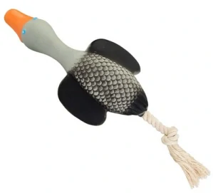 Divoká husa na bavlněném laně 37cm