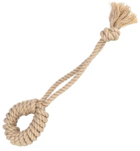 Přetahovací kroužek konopí/bavlna 32cm