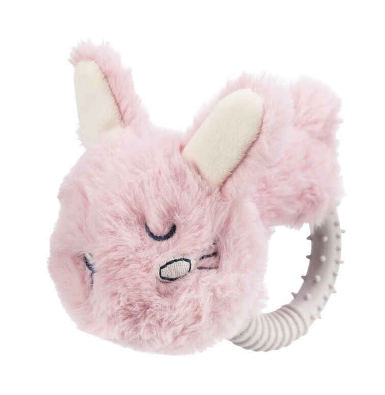 Junior plyšový králíček na kroužku 14cm
