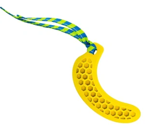 Dentální banán s látkovým střapcem 12cm