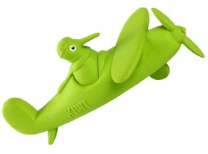 Latexový Kiwi Walker v zeleném letadle 19cm