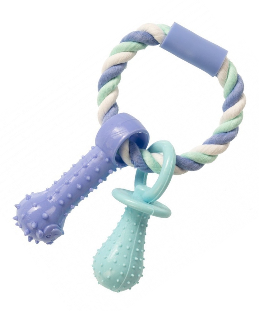 Denta přetahovadlo s dudlíky 15cm