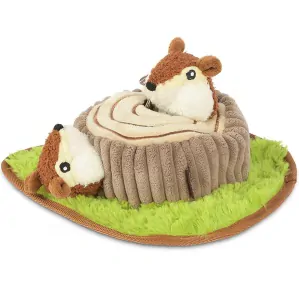Plyšoví čipmankové v pařezu 20cm