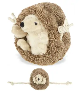 Plyšový ježek stáhnutelný "do klubíčka" 16cm