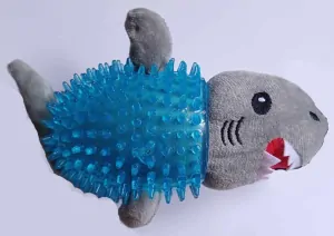 Plyšový žralok v termoplastickém míčku 15cm