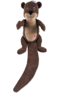 Jumbo plyšový bobr XXL pískací šustící 80cm