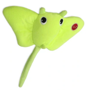 Plyšový glow rejnok fosforeskující pískací a šustící 27cm