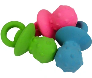 Latexový dudlík pískací 10cm