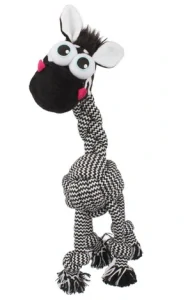 Provazová zebra pískací 45cm