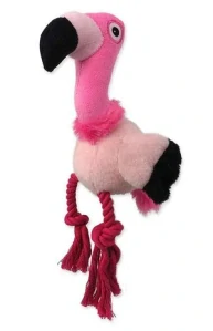 Silent Squeak plyšový plameňák 27cm