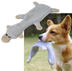 Ovečka plochá kožešinová 34cm