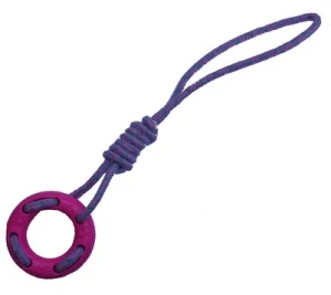 Přetahovadlo s kruhem z termoplastické pryže 40cm