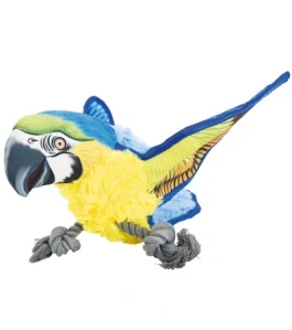 Papoušek Ara na laně 35cm