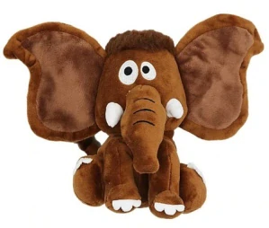 Plyšový mamut pískací+šustící 27cm