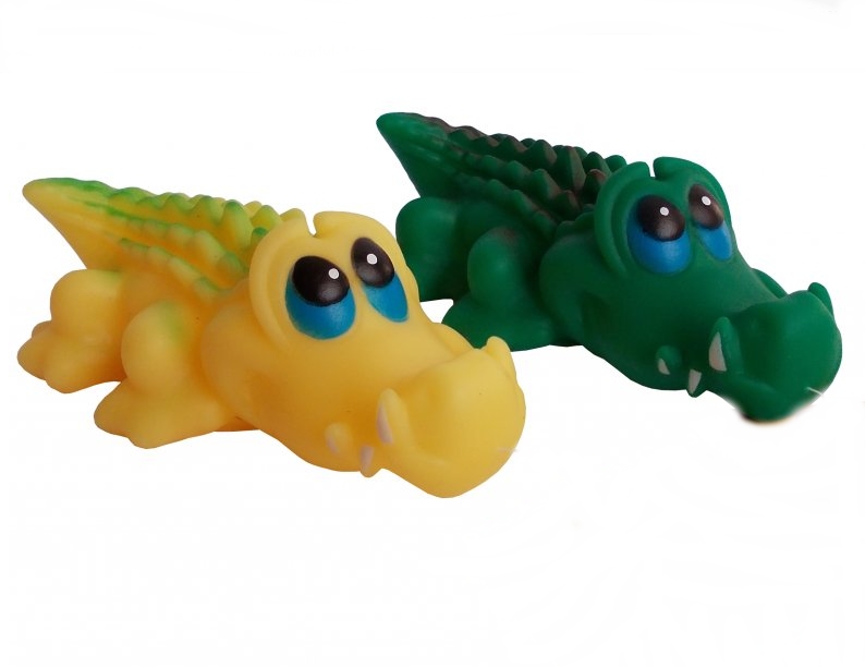 Vinylový krokodýl 15cm