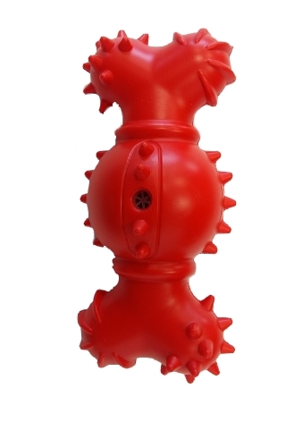 Kost s bodlinami z termoplastické gumy 14cm