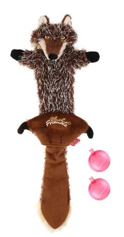 Plush Friendz vlk s vyjímatelnými pískátky M/L 47cm